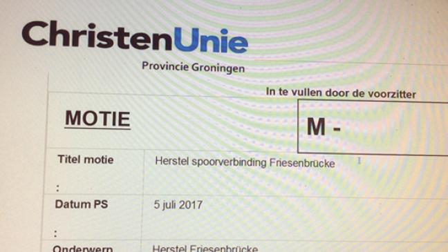 Groninger Parlament zur Friesenbrücke