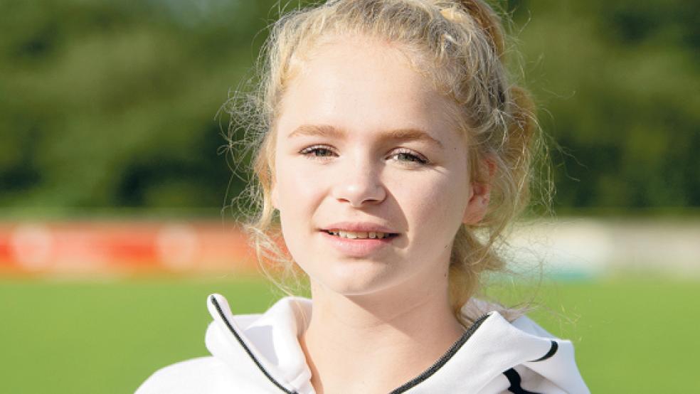 Lara-Marie Cordes wechselt vom SV Meppen zum VfL Wolfsburg. Dort soll sie sowohl in der U-17- als auch in der U-23-Mannschaft zum Einsatz kommen. © Foto: Mentrup