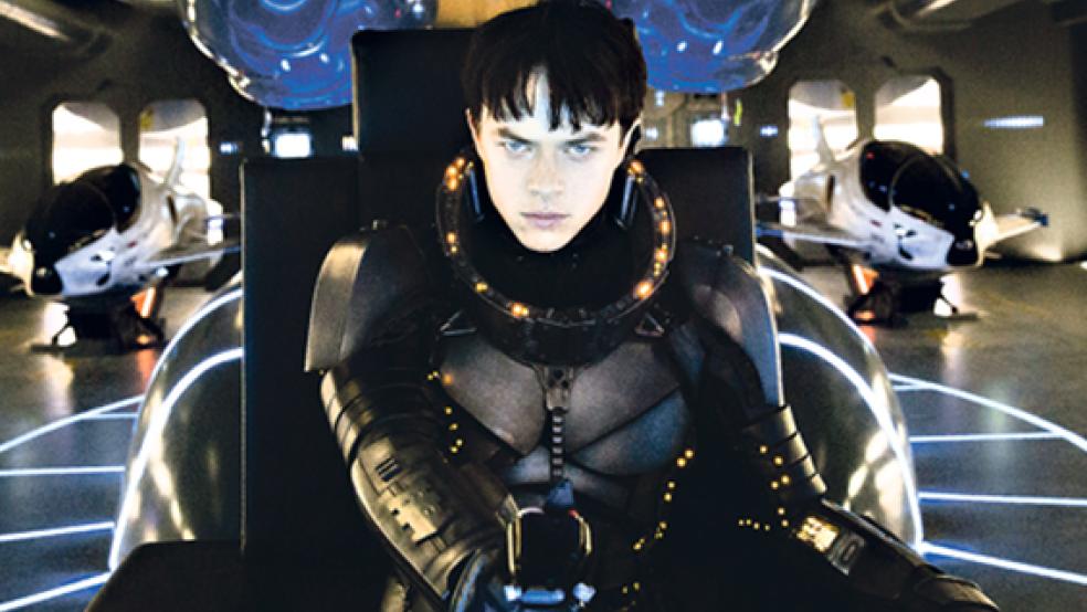 Spezialagent Valerian (Dane DeHaan) sorgt für Recht und Ordnung in der Galaxis. © Foto: FT1 Films
