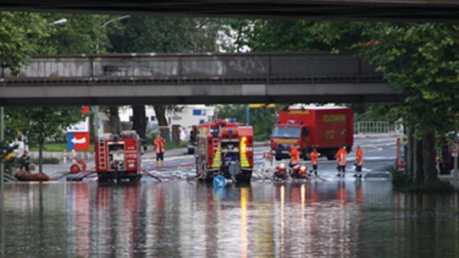 Viele Feuerwehreinsätze durch Starkregen