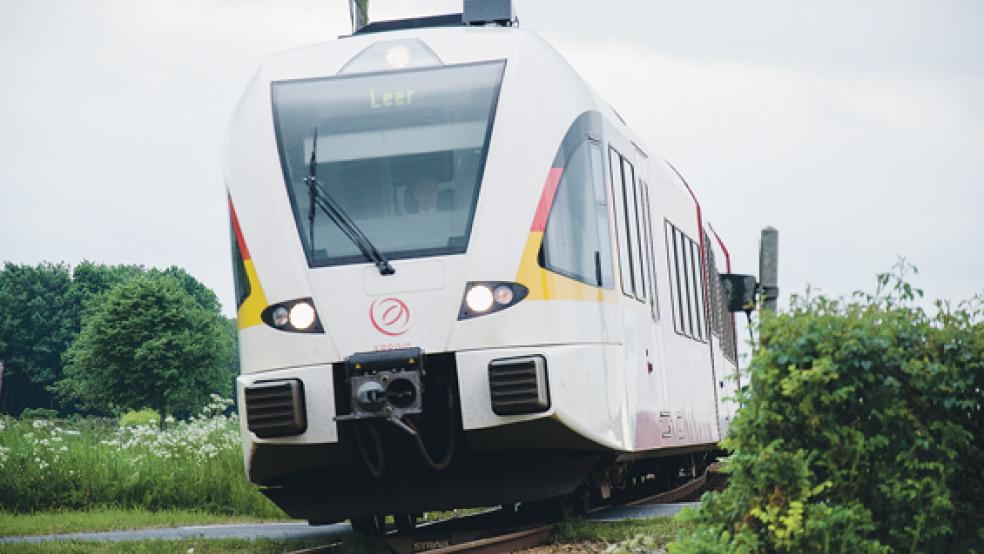 Der Bahnverkehr zwischen Weener und Groningen ruht derzeit. © Foto: Hanken