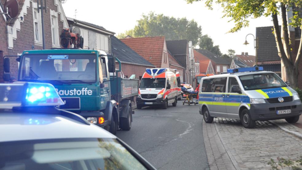 Schwer verletzt wurde ein 21-jähriger Radfahrer bei einem Unfall auf der Ortsdurchfahrt in Bingum. © Foto: Wolters
