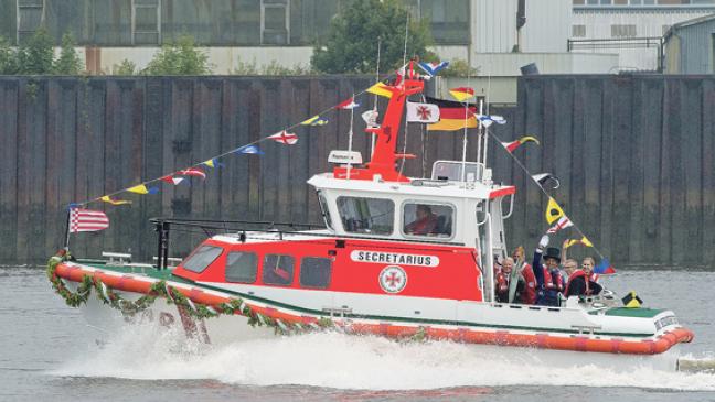 Rettungsboot »Secretarius« ist getauft und einsatzbereit