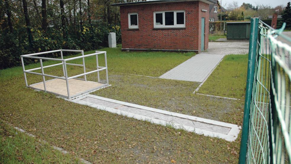 An der Pumpstation in Bingum gibt es nach wie vor Geruchsprobleme mit Abwässern. © Foto: Szyska