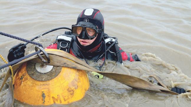 Taucheinsatz: Sicht gleich Null