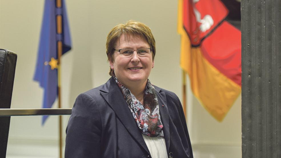 Hanne Modder aus Bunde steht auf Listenplatz 2 für die Landtagswahl. © Foto: SPD