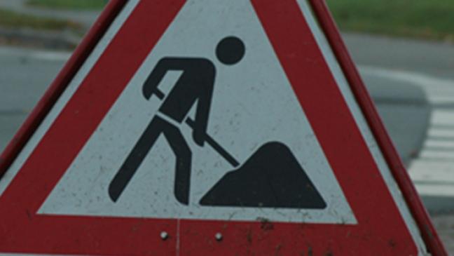 Abfahrten auf der Autobahn gesperrt