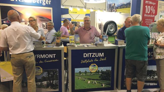 Werben für  Stellplatz in Ditzum