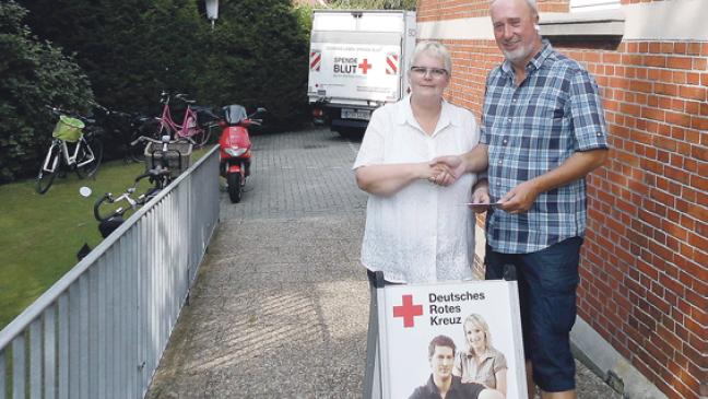 60 Liter Blut in den Jahren gespendet