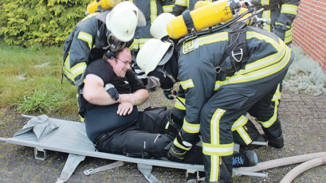 Feuerwehren probten  den Ernstfall