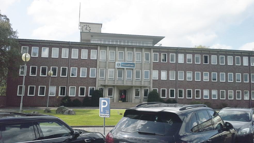 Soll geschlossen werden: Der TKMS-Standort in Emden. © Foto: RZ-Archiv