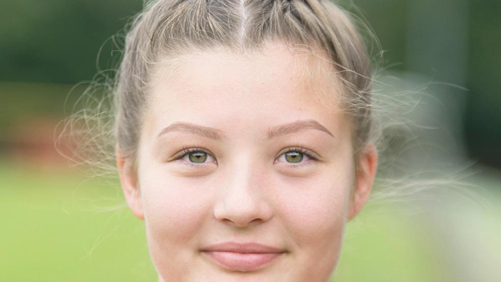 Svenja Backer erzielte ihr erstes Tor im Seniorinnenbereich für Jemgum. © Foto: Mentrup