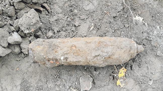 Granatenhülse auf Friedhof entdeckt