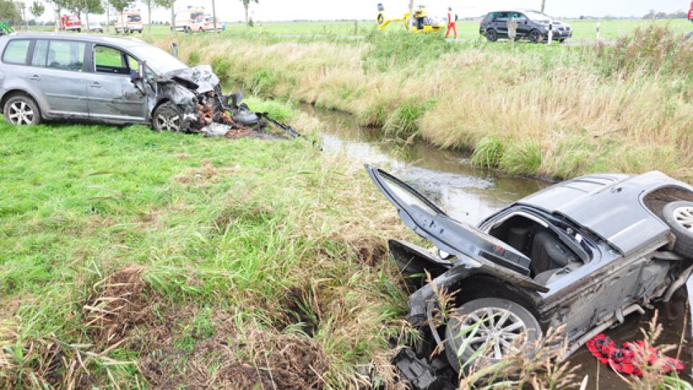 In Böhmerwold hat sich heute Mittag ein schwerer Verkehrsunfall ereignet. Zwei Autofahrerinnen wurde dabei verletzt.  © Foto: Wolters