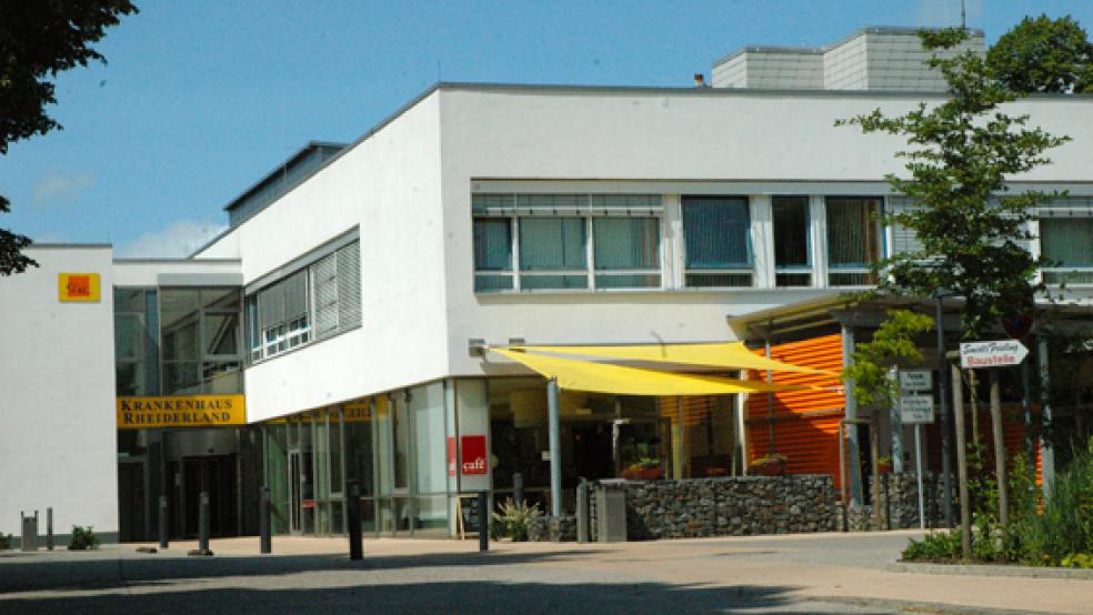 Das Krankenhaus Rheiderland in Weener ist wieder der Treffpunkt für Suchthelfer aus der Region. © Archivfoto: Szyska