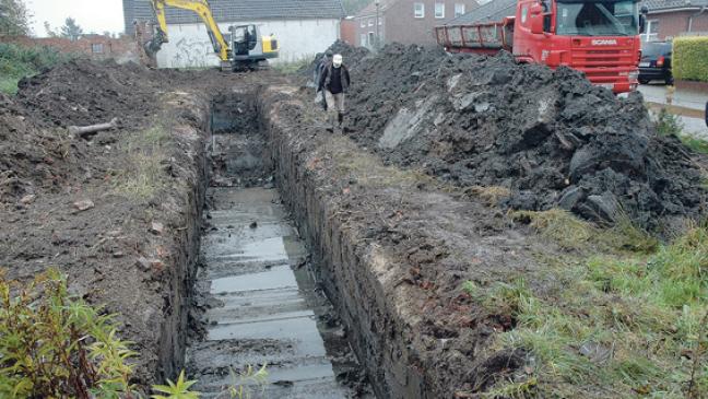Wie die Warft im Ortskern entstand