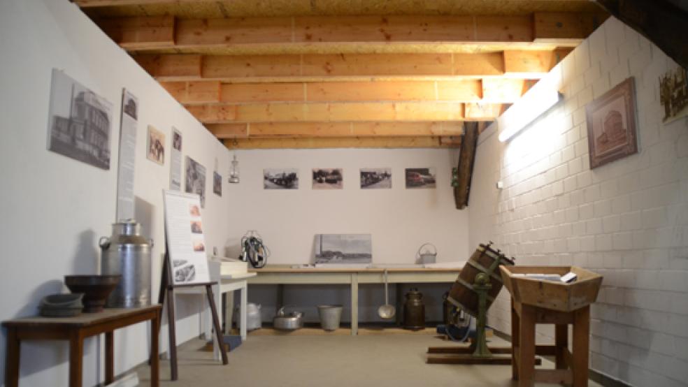 In dem alten Hofgebäude am Marktplatz in Jemgum ist auch das Milch- und Molkereimuseum beheimatet. © Foto: Hanken