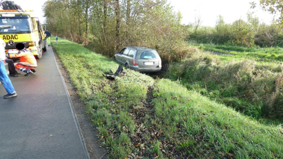 Bei einem Wendemanöver sind auf der B 436 in Leer zwei Autos kollidiert. Verletzt wurde niemand. © Foto: Polizei