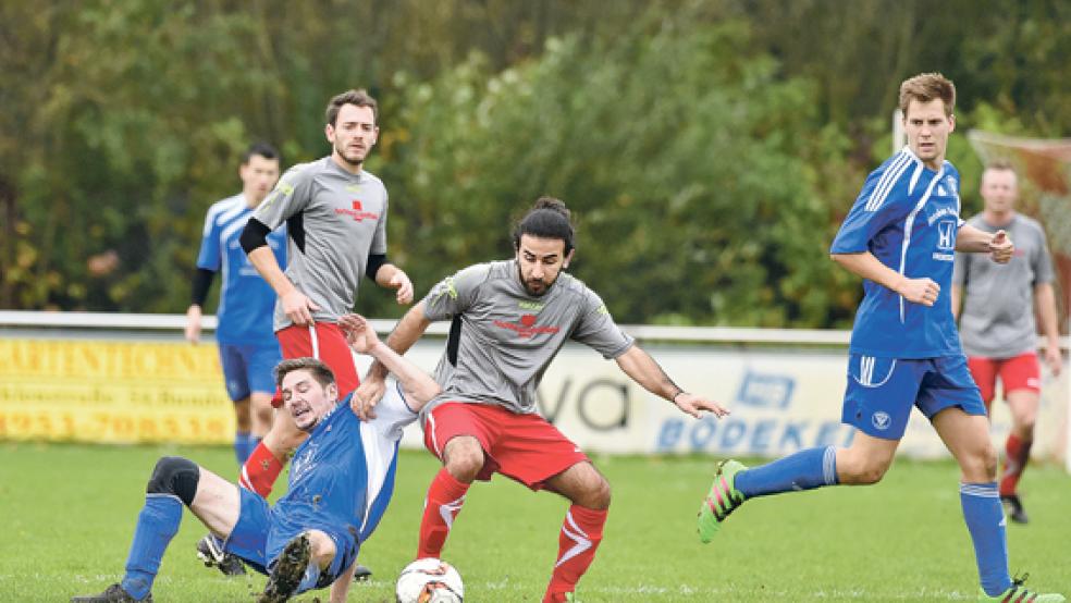 Im Duell mit der FT 03 Emden legte der TV Bunde II eine 0:6-Bruchlandung hin. © Foto: Bruins