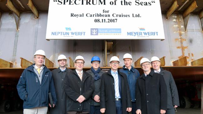 »Spectrum of the Seas« auf Kiel gelegt