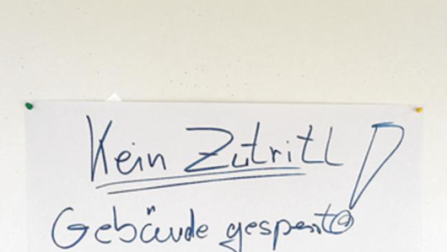 Schulbetrieb erst wieder ab Mittwoch