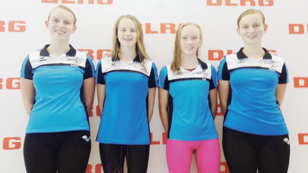 Vertraten die Ortsgruppe Weener in Hagen: (v.l.) Louisa Modder, Ineke Loesing, Lisa Buntjer und Alena Modder.  © Foto: privat