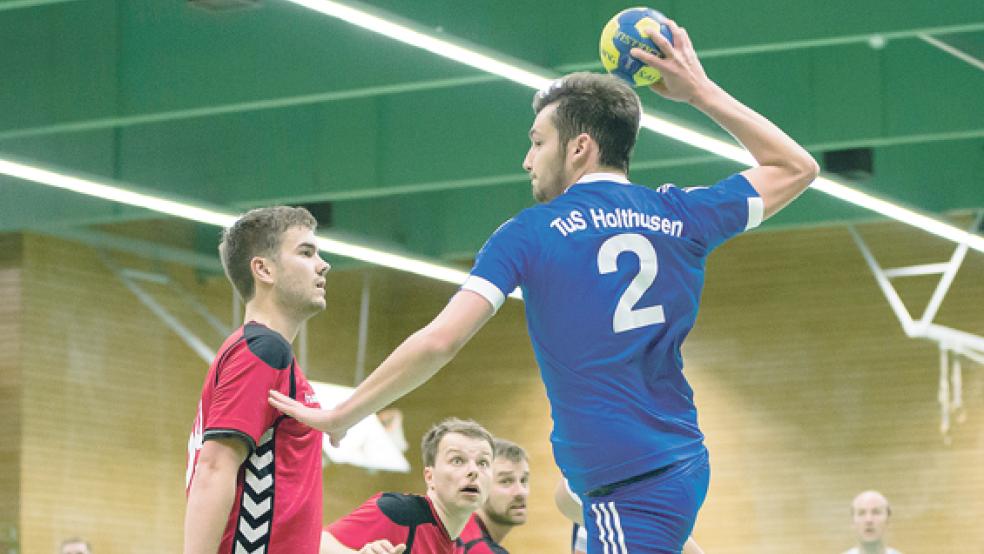 Jan Löning zeigte sich mit zehn Toren für den TuS in guter Form. © Foto: Mentrup