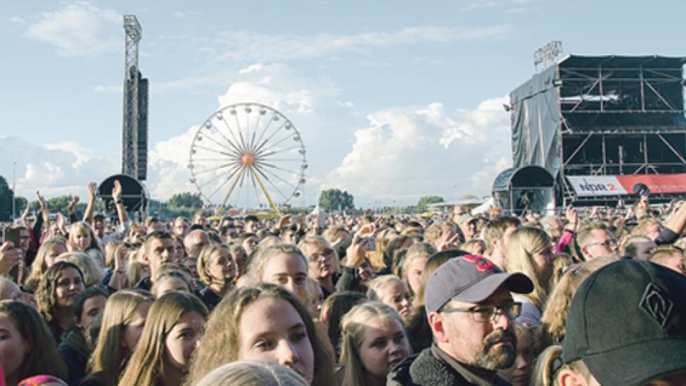 Das diesjährige Papenburg-Open Air am 9. September war mit rund 25.000 Besuchern restlos ausverkauft. © Archivfoto: Hanken