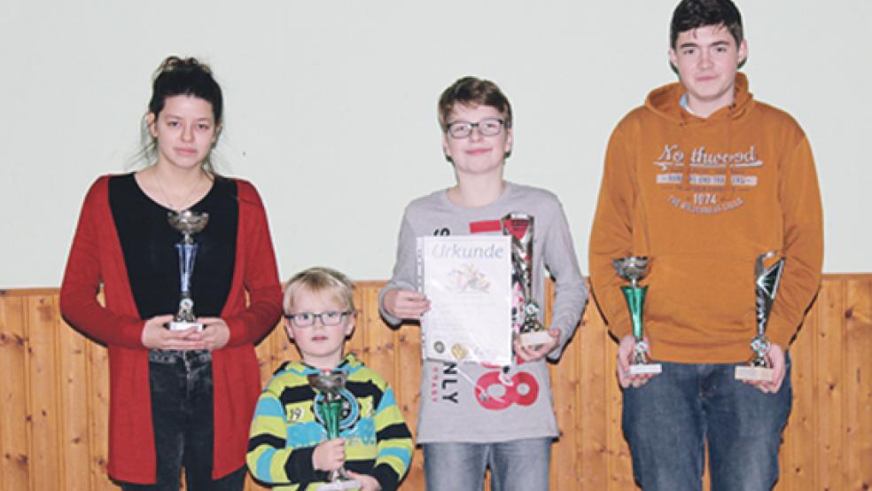 Auch der Nachwuchs aus der vereinseigenen Jugendgruppe schnitt hervorragend ab. © 