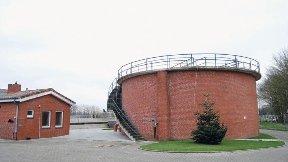 Das Klärwerk an der Boenster Straße in Bunde. Hierhin fließen die Abwässer der Gemeinde. © Foto: Hoegen