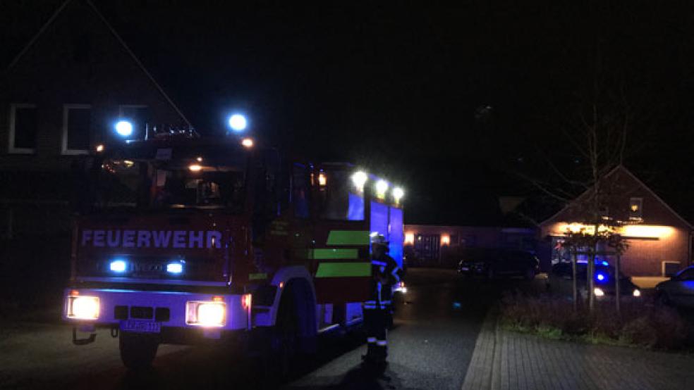 Die Feuerwehr aus Remels war binnen weniger Minuten vor Ort. © Foto: Feuerwehr