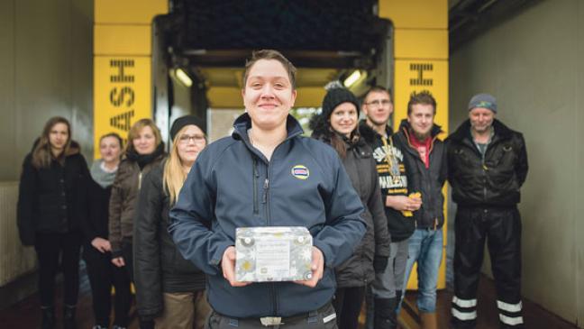 Autowaschen für den guten Zweck