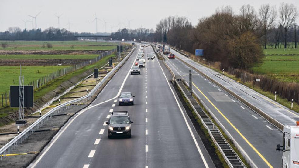 Ein erstes Teilstück der Autobahn 31 wurde jetzt fertiggestellt. © Foto: Hasseler