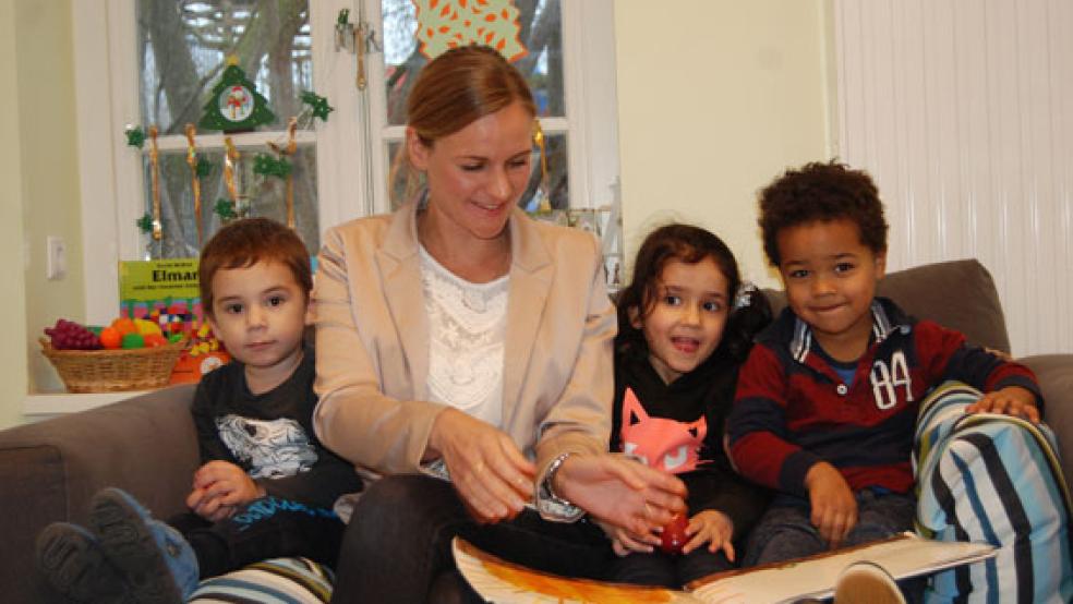 Verstärkung für die »Bunte Welt«: Nadine Domke ist seit Dezember 2017 in Weener als Erzieherin aktiv. © Foto: Hoegen