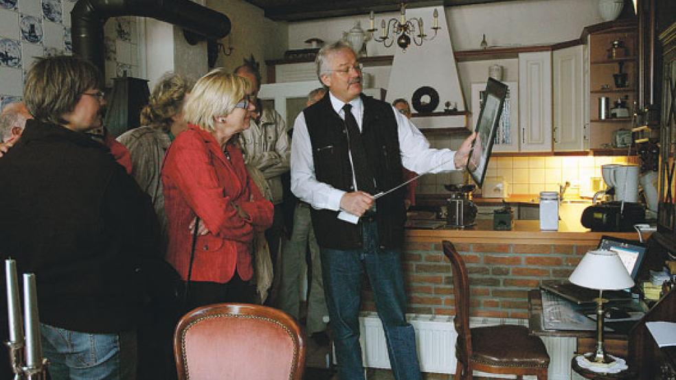 Vor zehn Jahren war »Vergangenheit aufgedeckt - Archäologie und Bauforschung« das Motto des »Tages des offenen Denkmals«. Die Familie Oorlog gewährte damals einen Blick in ihr Haus an der Norderstraße 80.  © Archivfoto: Oltrop