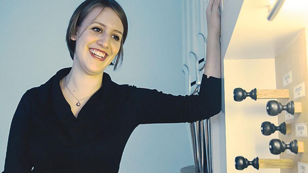 Anna Scholl wird am 4. Februar ein Konzert an der Arp-Schitger-Orgel in der reformierten Georgskirche in Weener geben. © Foto: privat