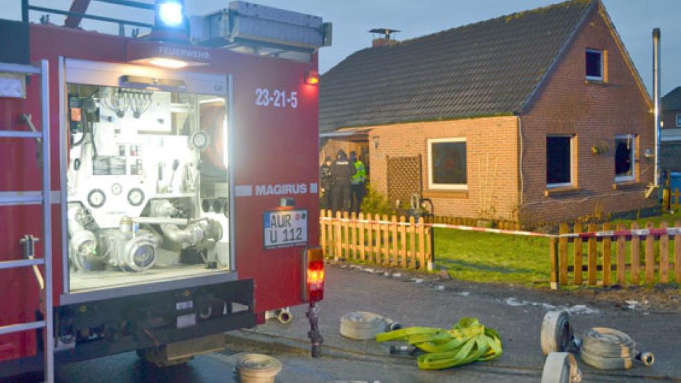 Die Ursache für den Brand war zunächst unklar. Die polizeilichen Ermittlungen laufen. © Foto: Recke