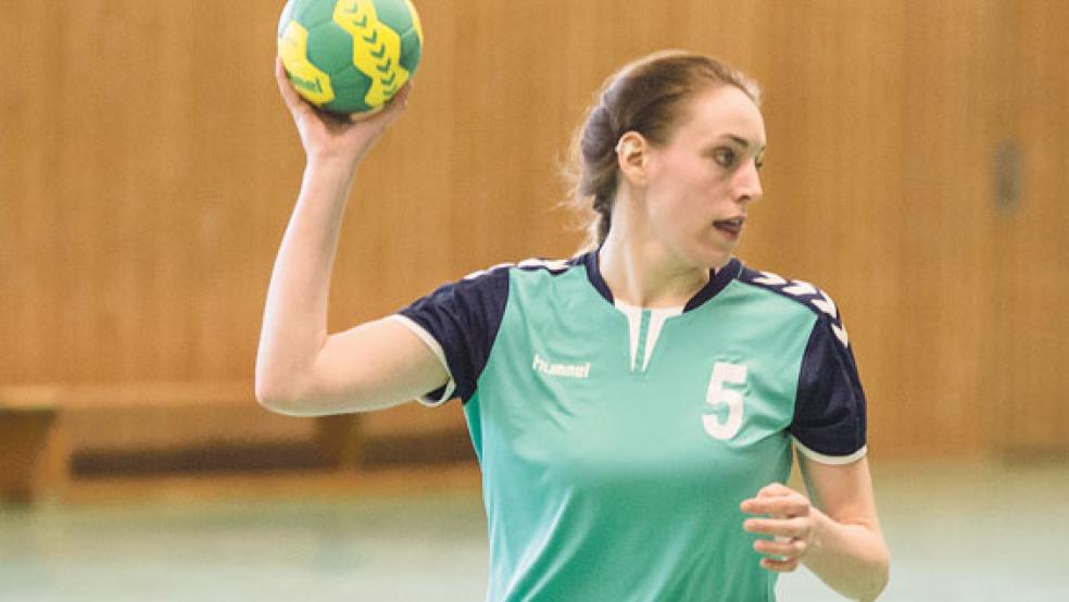 Nicole Buntjer traf im Spiel gegen die HSG Emden gleich acht Mal für die Heimmannschaft. © Archivfoto: Mentrup