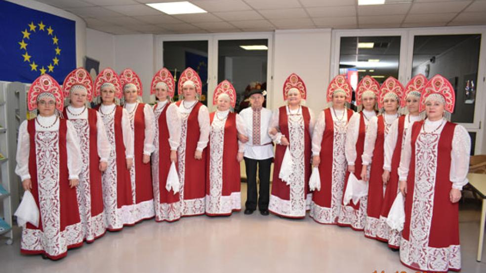 Russische Volksmusik, Kosakenballaden und liturgische Lieder hat der Chor »Russische Seele« im Programm. © Foto: privat