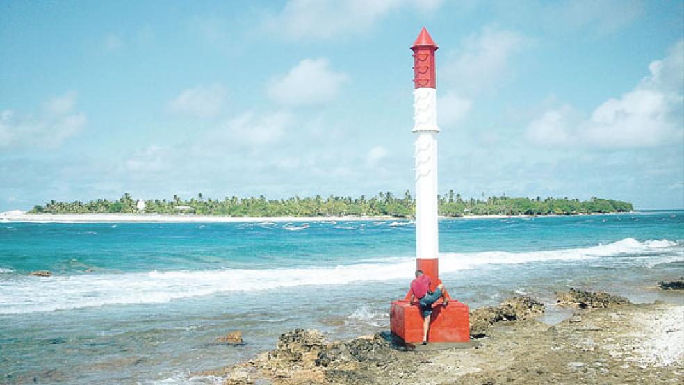 Gerhard Steinhauer auf dem Atoll Rangiroa in Französisch-Polynesien. © Foto: privat