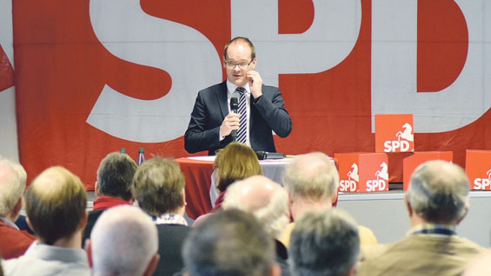 Kultusminister Grant Hendrik Tonne (SPD) sprach auch über die Personaldebatten bei den Sozialdemokraten auf Bundesebene.  © Foto: SPD