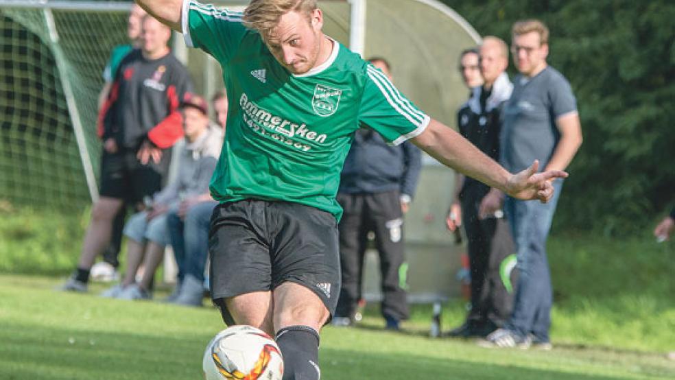 Im Hinspiel gelang der Elf um Patrick Hinderks noch ein Sieg. Im Rückspiel am Samstag musste sie sich jedoch mit 2:1 geschlagen geben. © Archivfoto: Mentrup