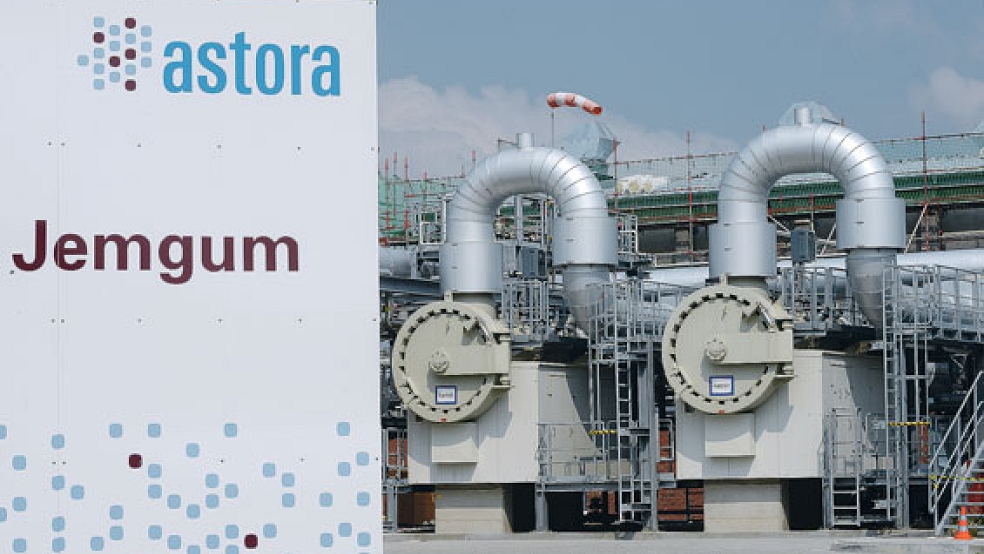 Die Astora-Gasspeicher in Jemgum gehören zum russischen Gazprom-Konzern. © Foto: Astora