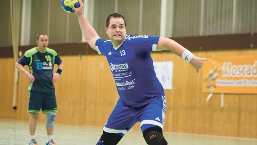 Der TuS Holthusen um Markus Wilken feierte am Wochenende den siebten Sieg in Folge. © Archivfoto: Mentrup
