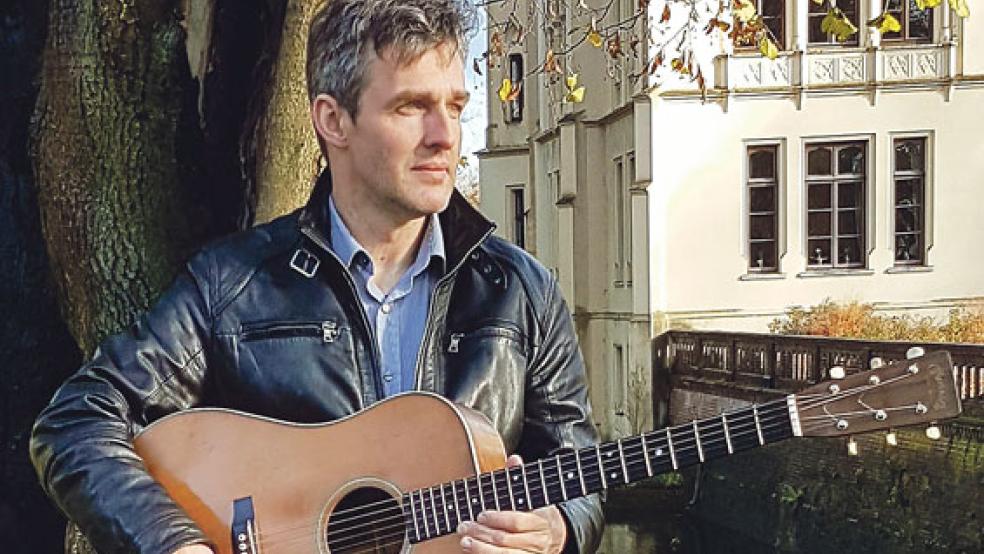 Der Musiker Heijo Ahrend aus Leer gastiert am Sonntag im Eventspeicher »Hafen 55«. © Foto: privat