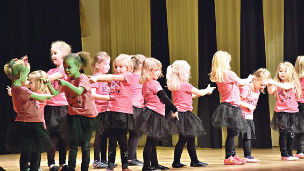 Bei den Kindern stand vor allem der Spaß am Tanzen im Vordergrund. © Fotos: Hilbrands