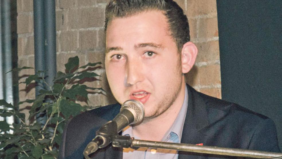 Ist seit seiner Ausbildung zum Schiffbauer im Jahr 2011 für die IG Metall aktiv: Nico Bloem. © Foto: Hanken