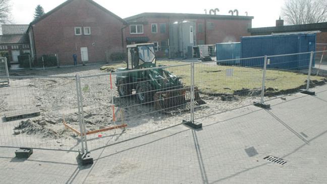 Baustart für Filterkessel-Halle am Wasserwerk