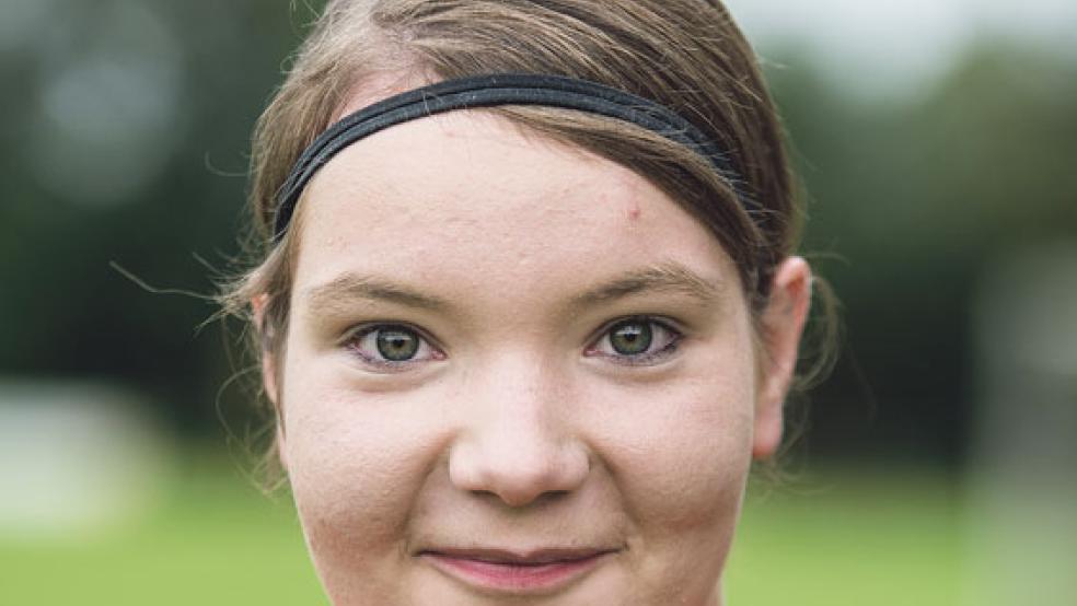 Annika Hüncke erzielte vier der acht Treffer beim 8:0-Heimerfolg ihres Teams gegen Carolinensiel/Neuharlingersiel.  © Archivfoto: Mentrup