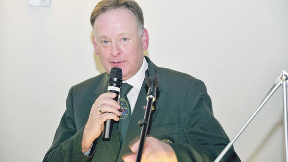 Einstimmig wiedergewählt: OSB-Präsident Detlef Temmen. © 